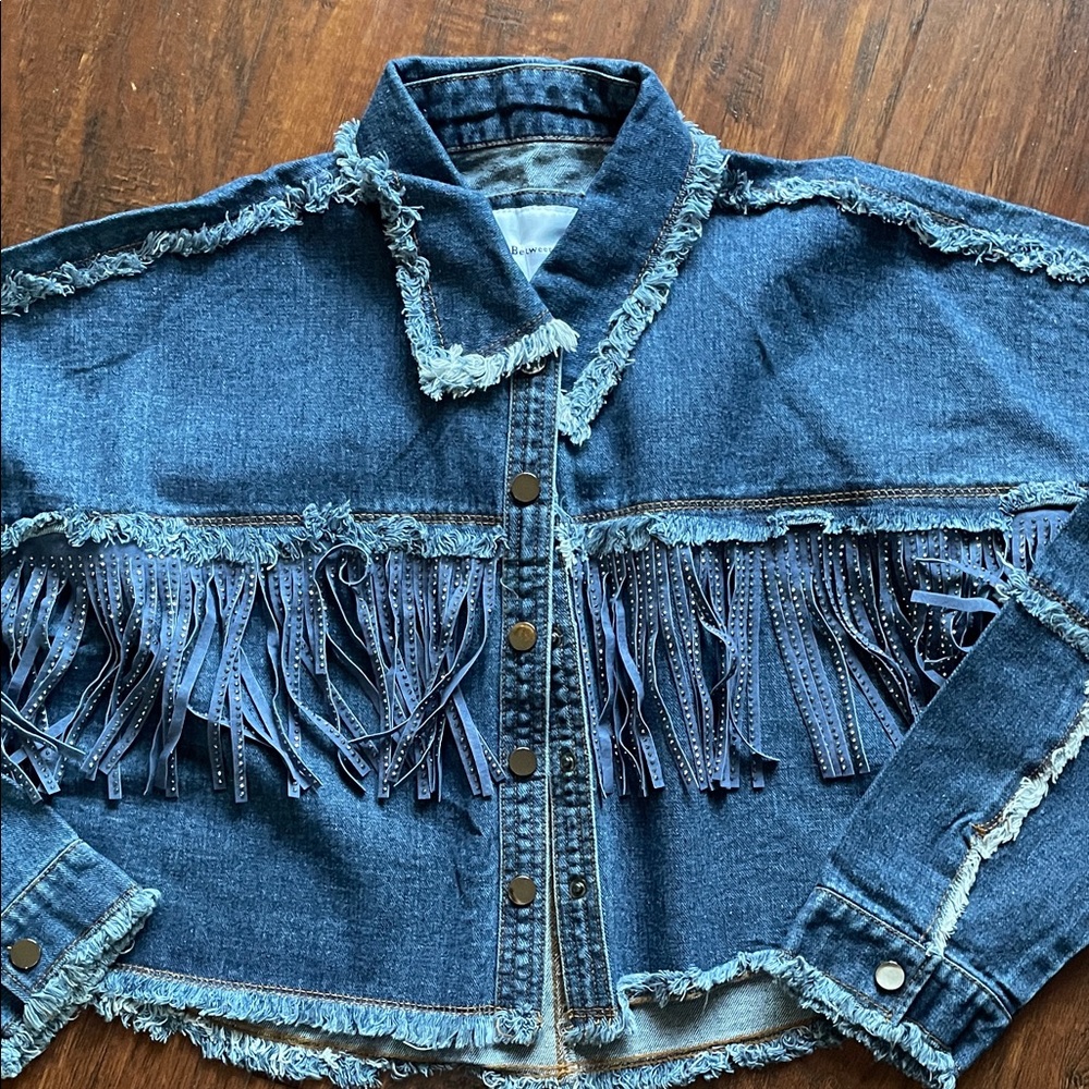 Fringe Denim Jacket